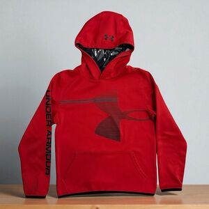 Under Armour Crimson Hoodie with Logo